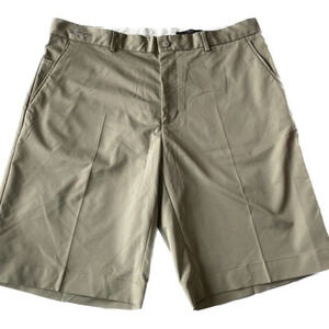Greg Norman Golf Microlux ML75 Mens Shorts khaki Golf Athletic Shorts Sz 38 DESC